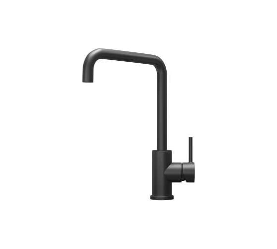 Изображение товара Смеситель для кухонной мойки GRANULA 7110, черный матовый