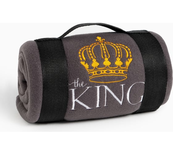 Изображение товара Плед Этель Король 130x150 см, 100% п/э, флис 160 гр/м2 4682660