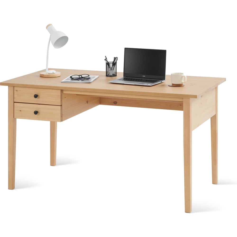 Изображение товара Писменный стол Лузалес ВУХТЫМ 140x70 см светло-коричневый современный скандинавский стиль