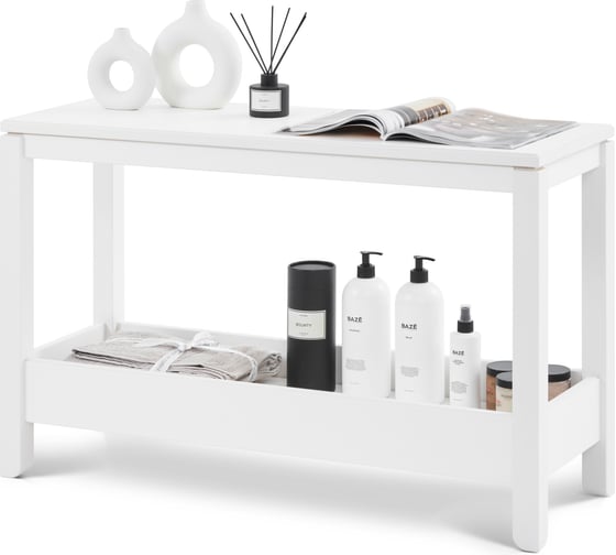 Изображение товара Журнальный стол Лузалес КОДЗУВ 100x35x63 см, белый 1042100303