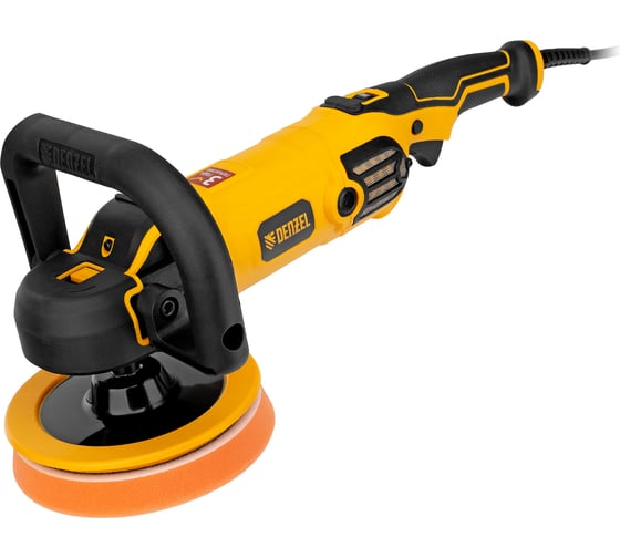 Изображение товара Полировальная машина Denzel cp-180 1400 вт, 180 мм, 0-3000 об/мин 27701