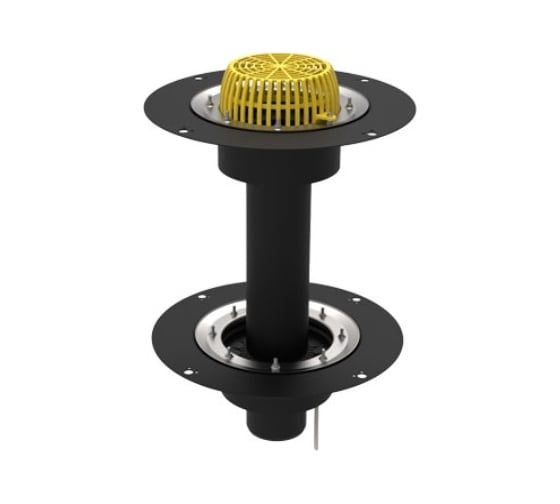 Изображение товара Воронка кровельная двухуровневая Татполимер 110х450 мм с подогревом ТП-09.У.100/4-Э 53000