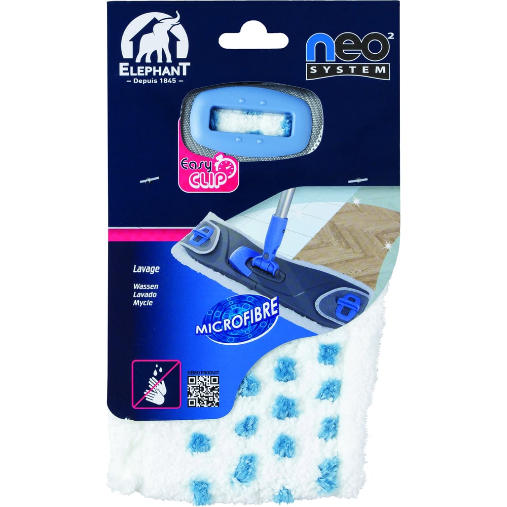 Изображение товара Насадка для швабры Elephant Нео Систем 496505, плоская, 90% полиэстер