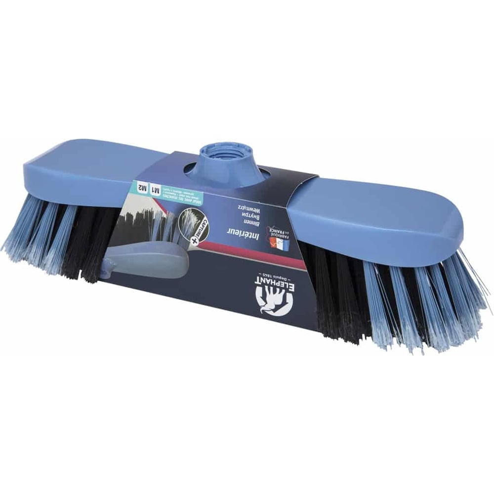 Изображение товара Насадка-щетка для швабры Elephant 433919 для пола плоская голубая