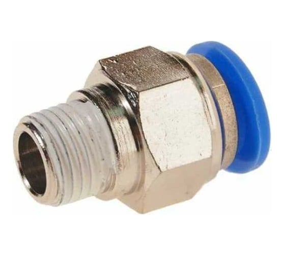 Изображение товара Фитинг для пластиковых трубок (12 мм; 1/4М) ROCKFORCE RF-SPC12-02(2108)