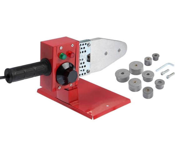 Изображение товара Аппарат для сварки пластиковых труб ЛОМ 800 Вт, комплект насадок 20-40 мм, температура 50-300 3130155