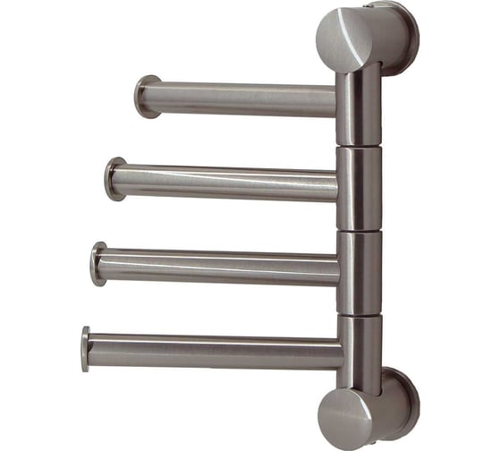 Изображение товара Держатель полотенец WasserKraft четверной K-1054NICKEL