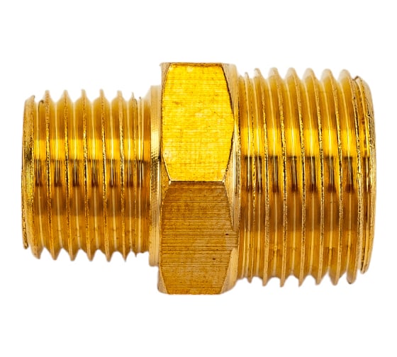 Изображение товара Соединитель резьбовой наружная резьба 3/8х1/4 ROCKFORCE RF-MM06/04(1916)