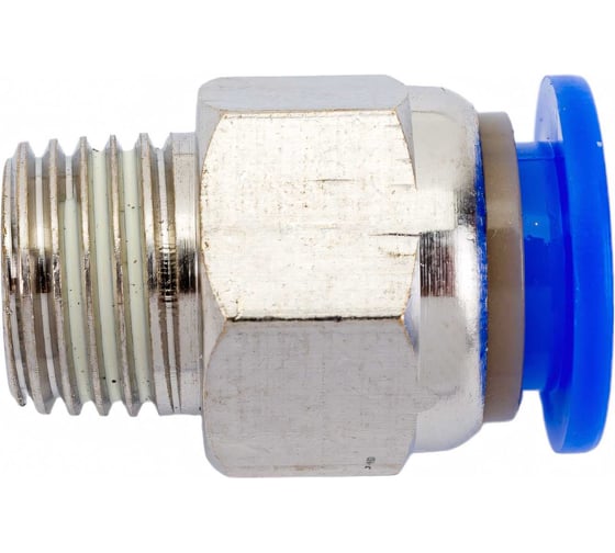 Изображение товара Фитинг для пластиковых трубок (10 мм; 1/4М) ROCKFORCE RF-SPC10-02(2105)