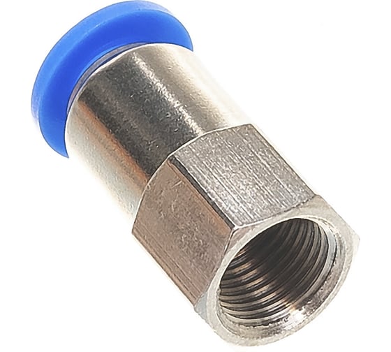 Изображение товара Фитинг для пластиковых трубок (6 мм; 1/8F) ROCKFORCE RF-SPCF06-01(2123)