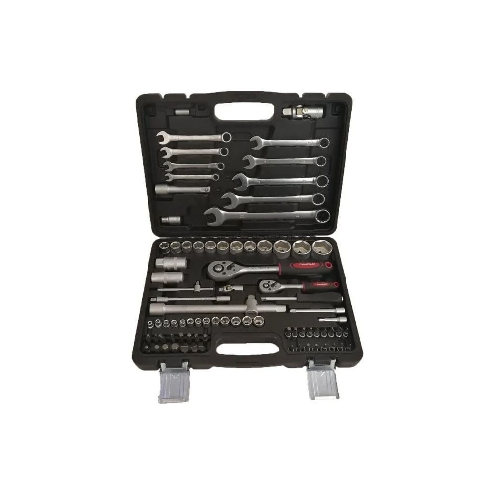 Изображение товара Набор инструментов P.I.T. 82 предмета 1/2 и 1/4 дюйма