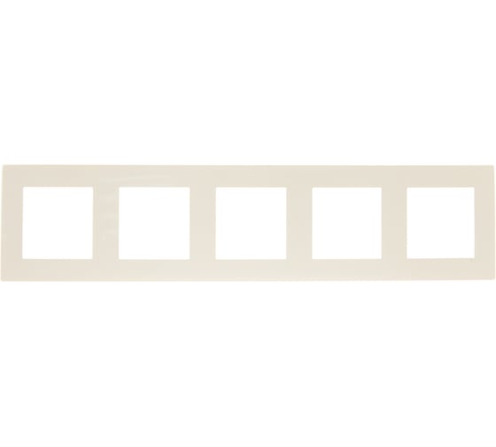 Изображение товара Рамка Simon 5 постов, сл кость 2400650-031