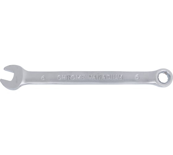 Изображение товара Комбинированный ключ BARTEX 6 мм, матовый, CrV сталь 169962