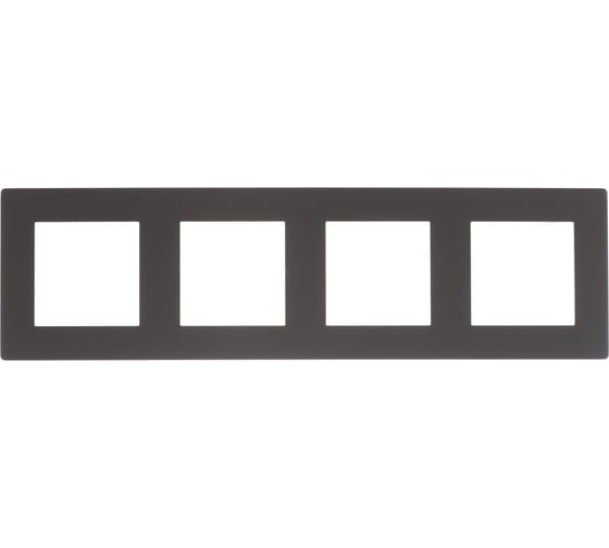 Изображение товара Рамка Simon 4 поста, графит 2400640-038