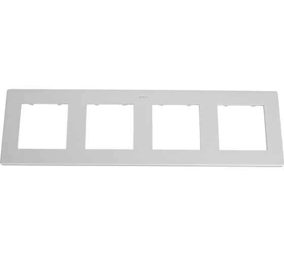 Изображение товара Рамка Simon 4 поста, алюминий 2400640-033