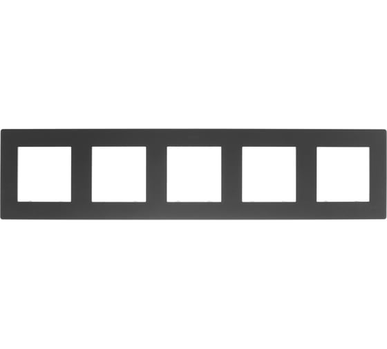 Изображение товара Рамка Simon 5 постов, графит 2400650-038