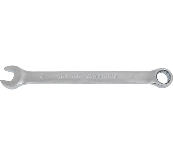 Изображение товара Комбинированный ключ BARTEX 8 мм, матовый, CrV сталь 169964