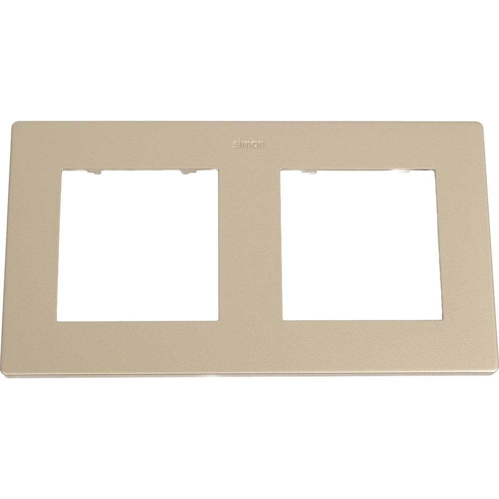 Изображение товара Рамка Simon 2 поста шампань 2400620-034 для электросчетчиков кабель-каналов
