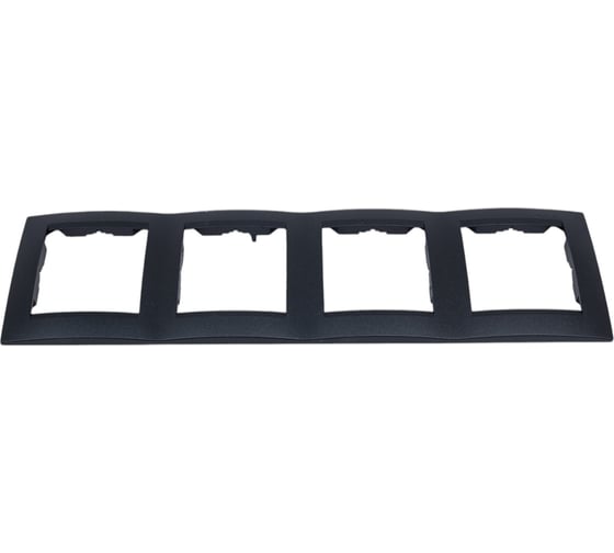 Изображение товара Универсальная рамка Simon 4 поста, графит 1500640-038