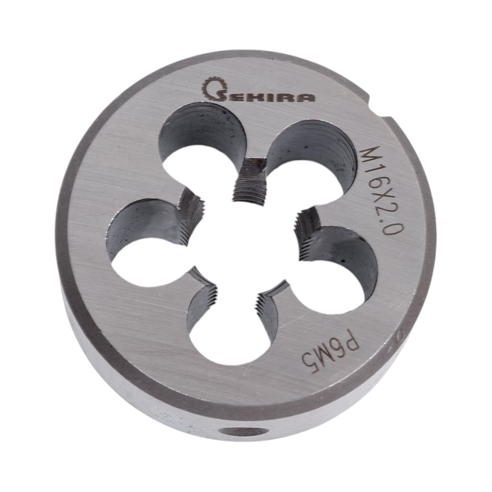 Изображение товара Плашка Sekira М16x2. 0 Р6М5 - инструмент для точной нарезки метрической резьбы