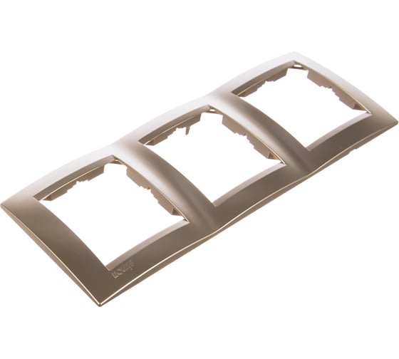 Изображение товара Универсальная рамка Simon 3 поста, шампань 1500630-034