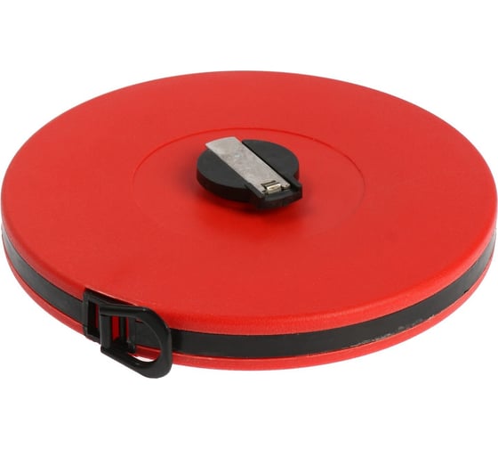 Изображение товара Геодезическая рулетка ЛОМ фиберглассовая лента, закрытый корпус, 50 м х 13 мм 9924351