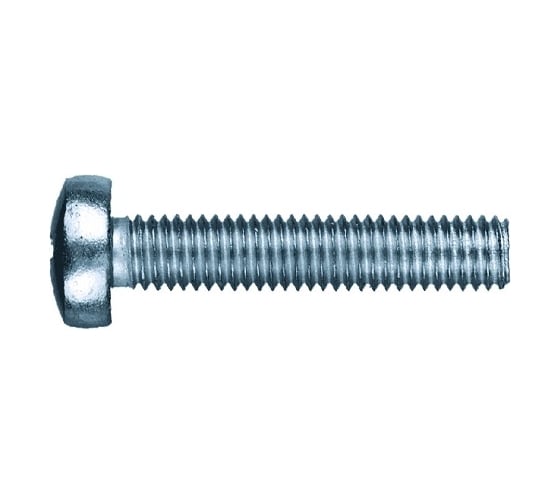 Изображение товара Винт КРЕП-КОМП полуцилиндрическая головка, цинк DIN7985 6х90 10шт вц690мф