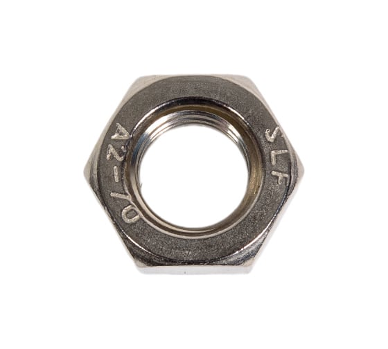 Изображение товара Нержавеющие шестигранные гайки КРЕП-КОМП DIN 934 А2 м14 10 шт гшн14мф