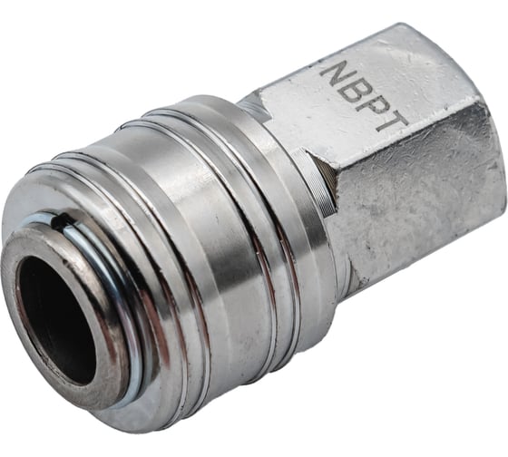 Изображение товара Быстроразъемное соединение (брс) европа внутренняя резьба 1/4 sf сталь NBPT 58749