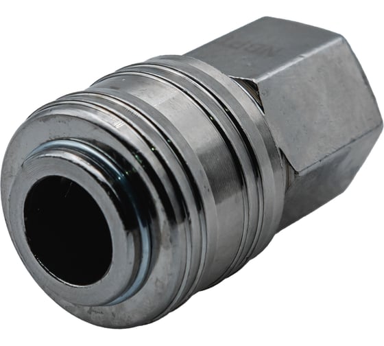 Изображение товара Быстроразъемное соединение (брс) европа внутренняя резьба 3/8 sf сталь NBPT 58756