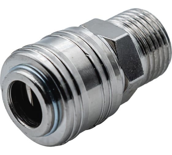 Изображение товара Быстроразъемное соединение (брс) европа внешняя резьба 1/2 sm сталь NBPT 58794