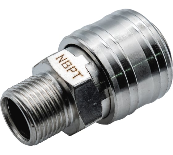 Изображение товара Быстроразъемное соединение (брс) европа внешняя резьба 3/8 sm NBPT 58787