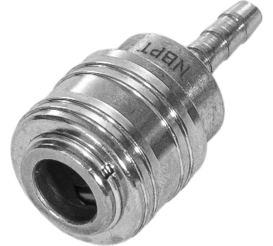 Изображение товара Быстроразъемное соединение (брс) европа штуцер "ёлочка" 8 мм sh сталь NBPT 58817