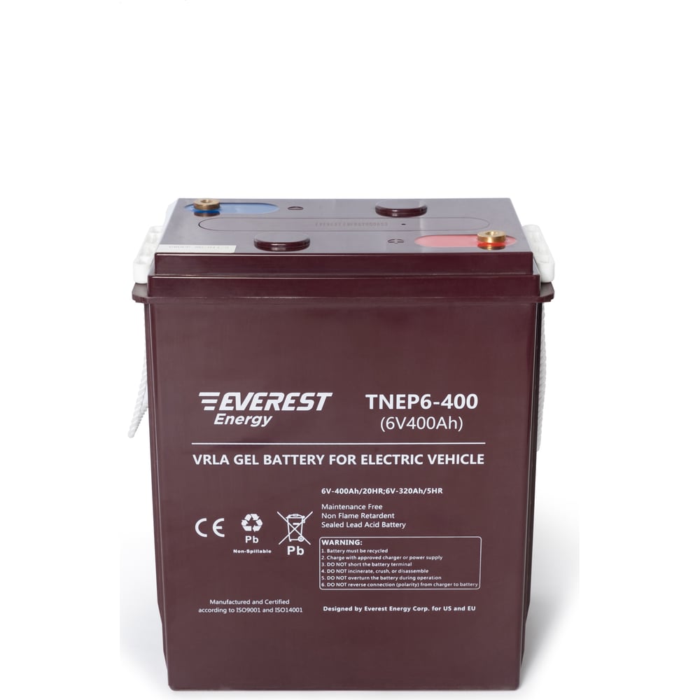 Изображение товара Тяговая аккумуляторная батарея EVEREST TNE 6-400ah Energy P6-400