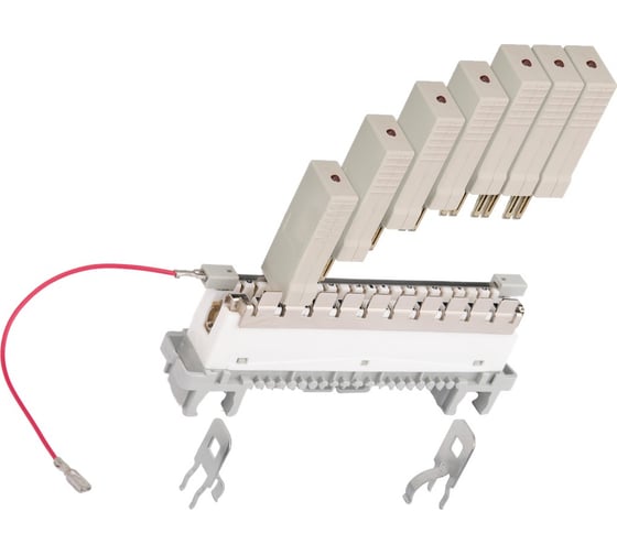 Изображение товара Модуль защиты по току и напряжению NIKOMAX на 1 пару, используется с шиной заземления, 10 штук/упаковка NMC-PL-UP1-10