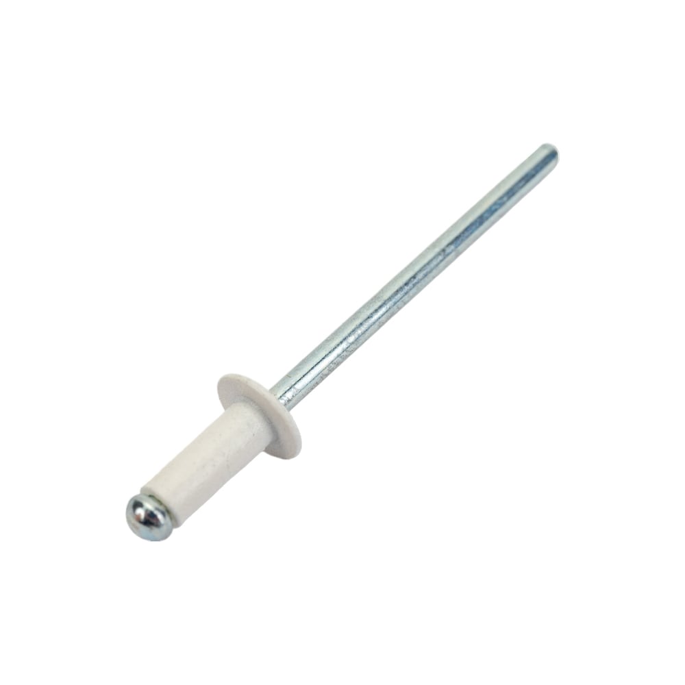 Изображение товара Заклепки Доброга 4,8x12 мм белые 100 шт вытяжные для надежных соединений