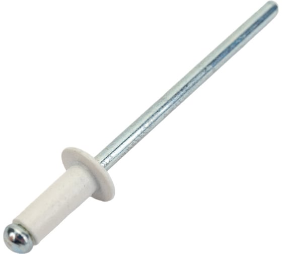 Изображение товара Заклепка Доброга 3,2x8 мм, 100 шт., белый 9003 ТД-00004358