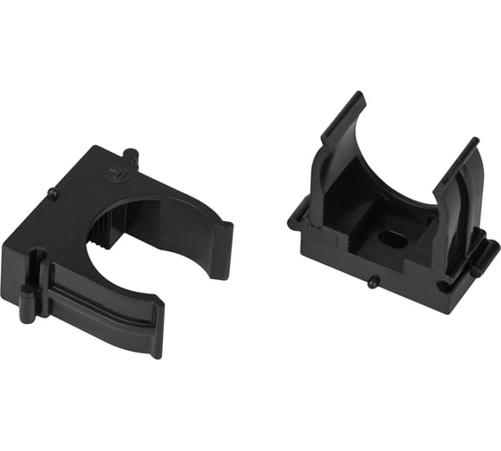 Изображение товара Крепеж клипса для труб ЭРА clip32bmp прямой монтаж, d 32 мм, черный, 50 шт. Б0062032