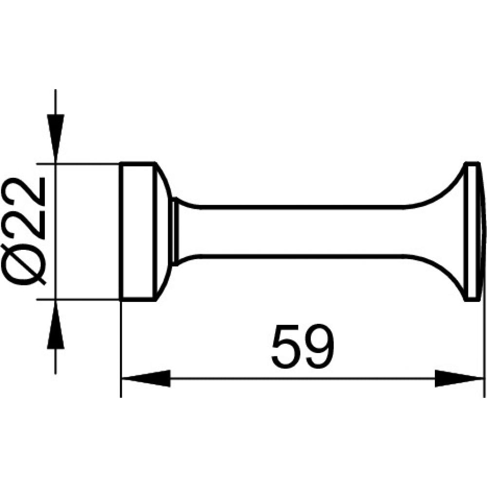 фото Крючок для полотенца keuco 59 мм 11615010000 00000064548