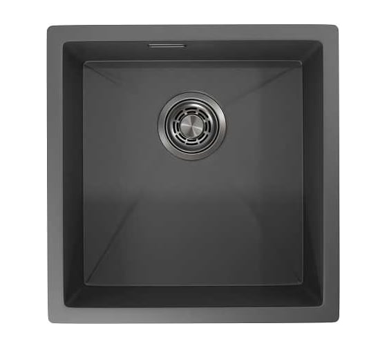 Изображение товара Мойка для кухни GRANULA 4445U, графит матовый