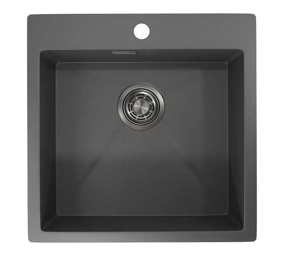 Изображение товара Мойка для кухни GRANULA 5151, графит матовый