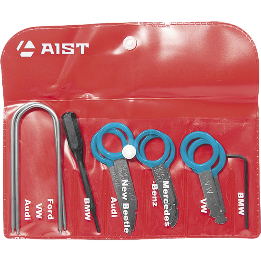 Набор инструментов для демонтажа автомагнитол AIST набор инструмента для снятия антенн и автомагнитол aist