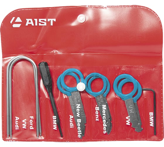 Изображение товара Набор для демонтажа автомагнитол Aist 10 предметов 67431015 00-00009729