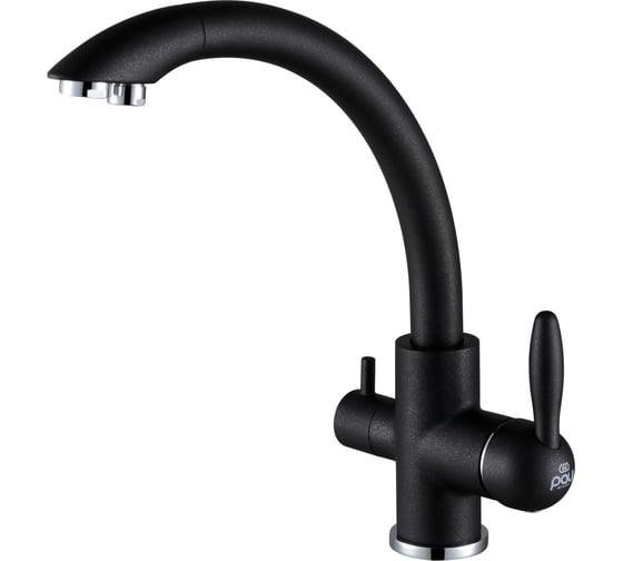 Изображение товара Смеситель для кухни Paulmark ESSEN, черный,  Es213001-BLM