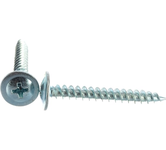 Изображение товара Саморезы Стройбат для тонких пластин оцинкованные 4.2x32 мм 750 шт. 189280