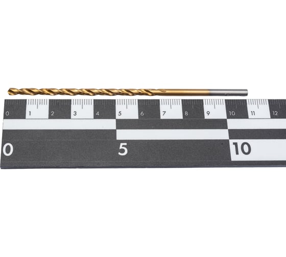 Изображение товара Сверло ООО "ТМТ ГРУПП" цилиндрический хвостовик дл. 3.4 кл.А1 Р9 н/тит 56384