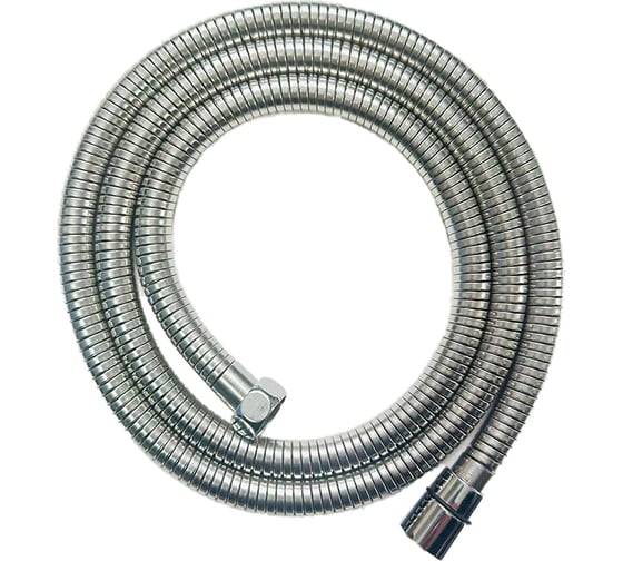 Изображение товара Шланг для душа РМС с двойным замком, растяжной (150-210 см) с функцией вращения лейки 360 градусов SH 10