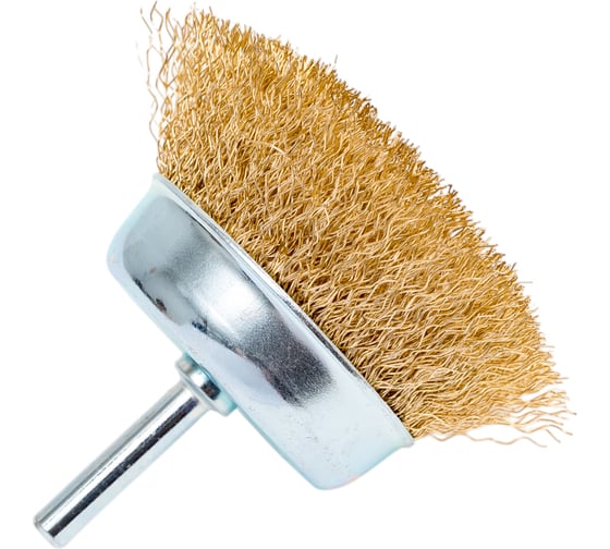 Изображение товара Щетка-крацовка Vorel 75 мм со стержнем чашка 06988