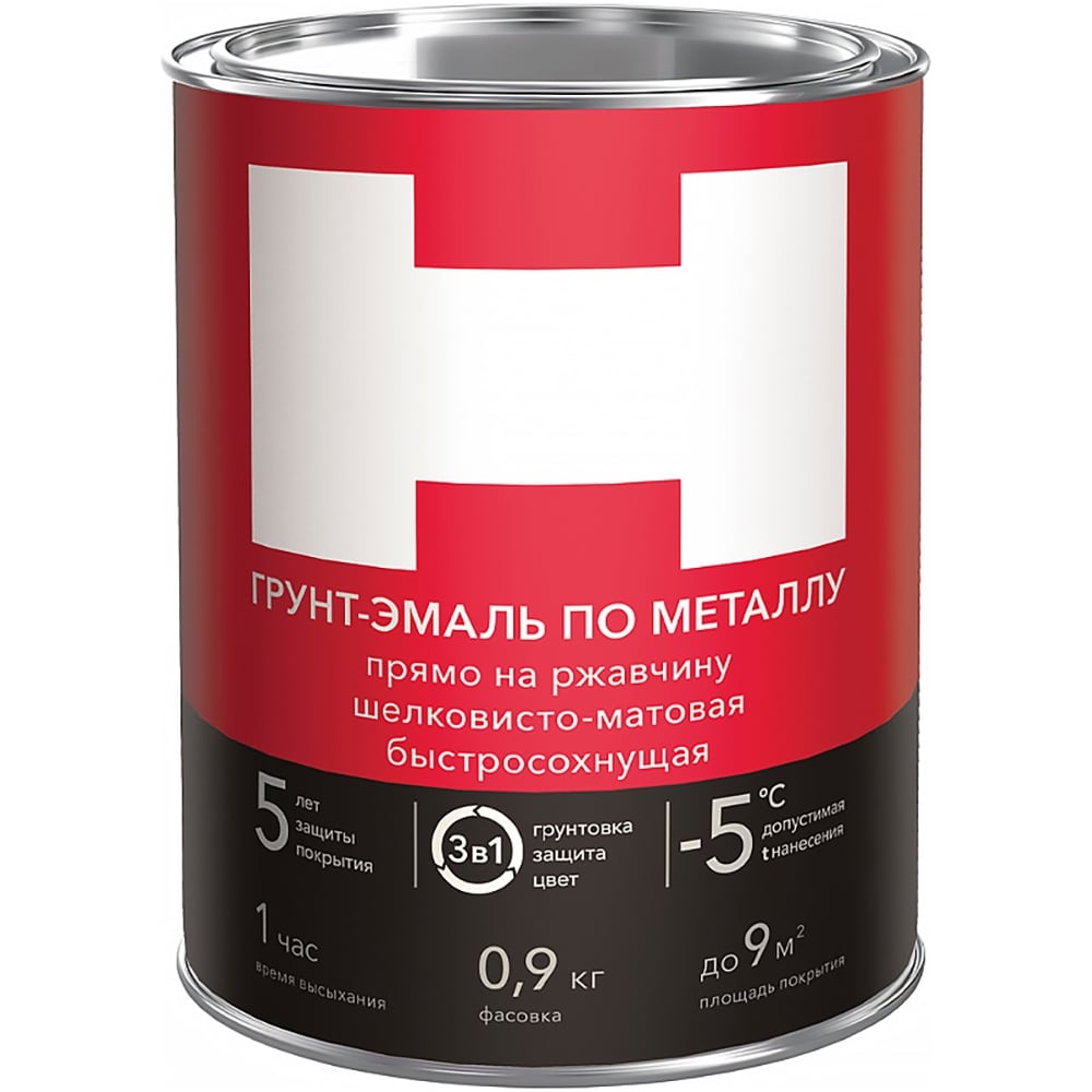 Изображение товара Грунт-эмаль Hummerton 3 в 1 зеленый 0.9 кг для защиты от ржавчины