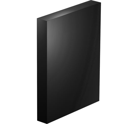 Изображение товара Влагостойкая опора для столешницы Wellsee Genuine Tree матовый черный (применяется при необходимости дополнительной опоры для настенных столешниц) 162030000